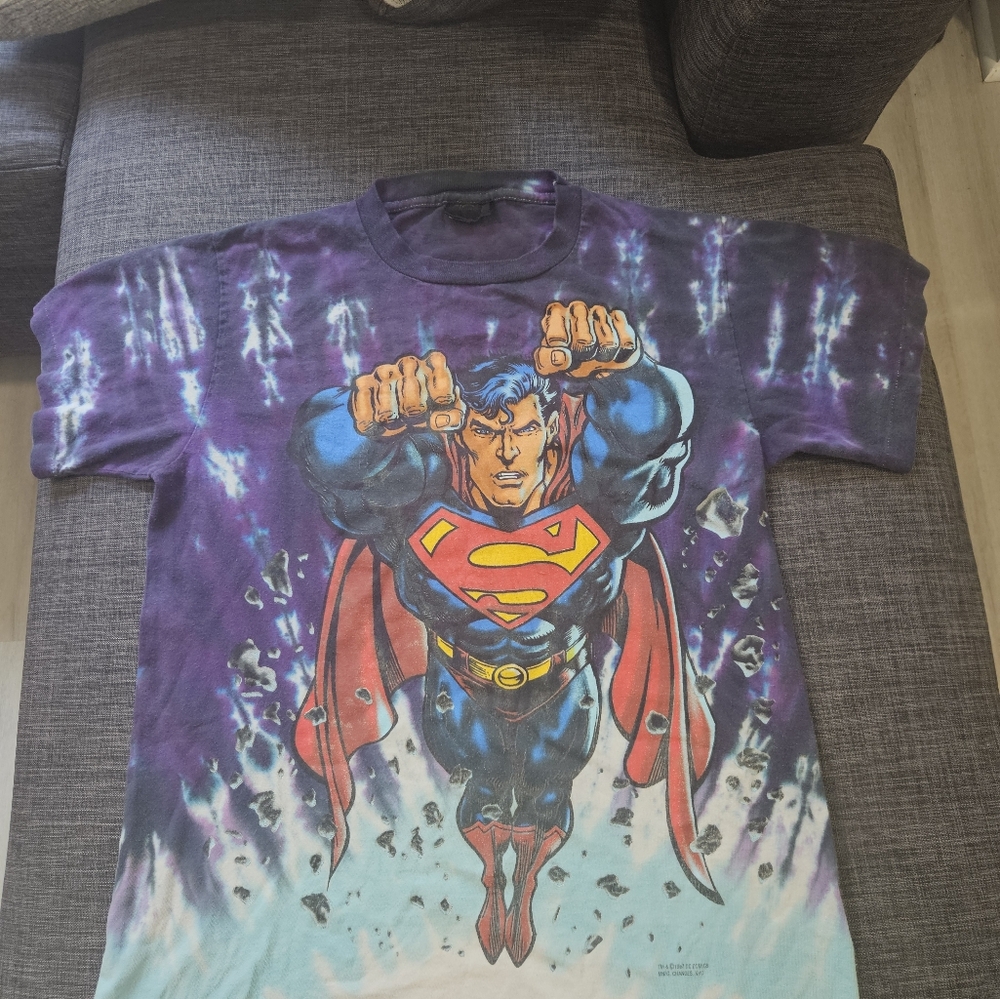 Vtg DC Comics Superman Tshirt